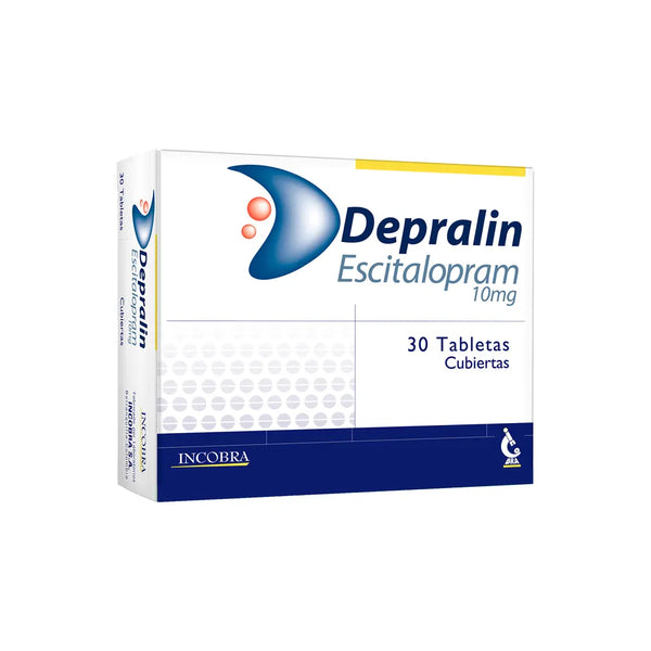 Depralin 10 Mg Caja X 30 Tab (Escitalopram)