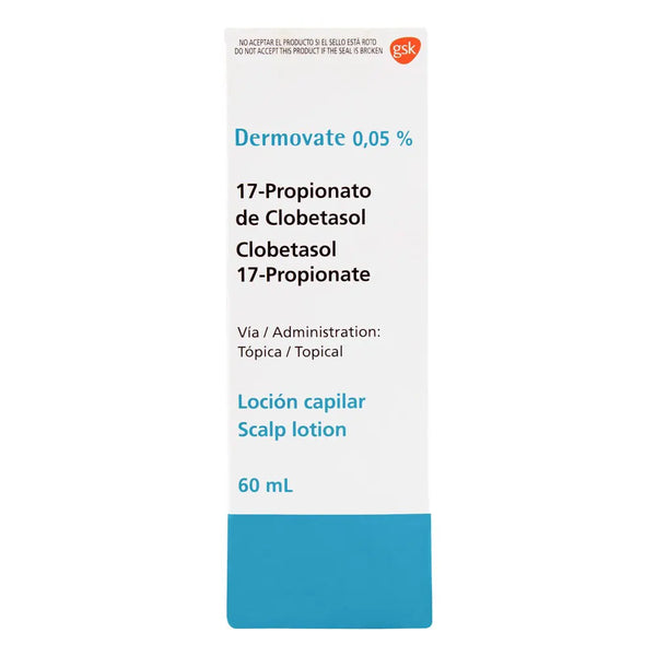 Dermovate Locion Capilar Frasco X 60.00 Ml (Clobetasol)