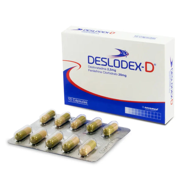 Deslodex D Caja X 10.00 Tab (Desloratadina - Fenilefrina Clorhidrato)