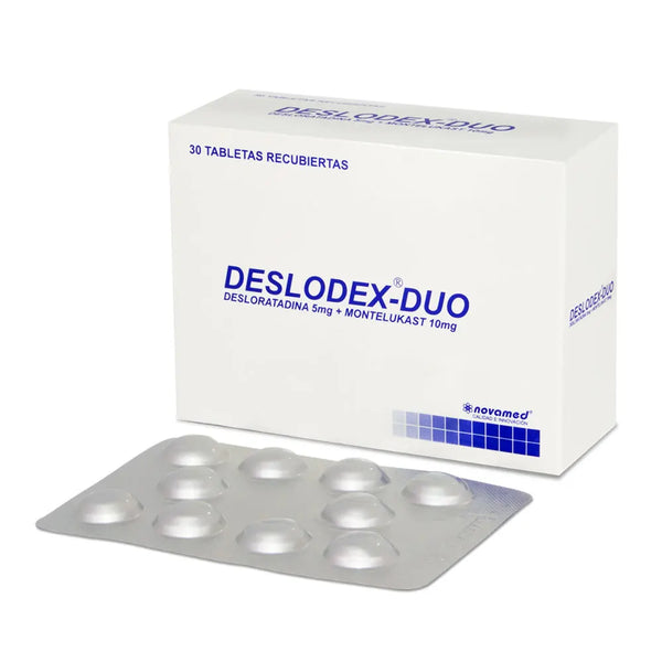 Deslodex Duo 5/10 Mg Caja X 30 Tab (Montelukast - Desloratadina)