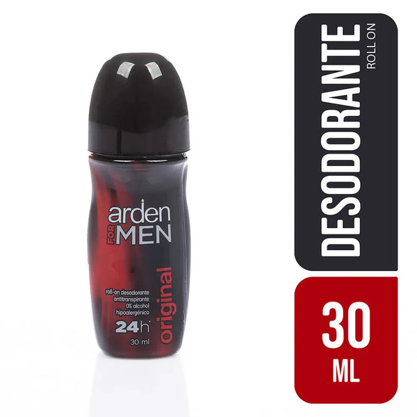 Desodorante Arden For Men Mini Rollon Original Frasco X 30 Ml