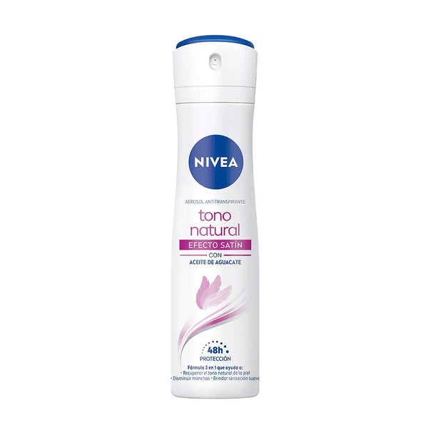 Desodorante Nivea Aclarado Satin Women Aerosol Lata X 150 Ml