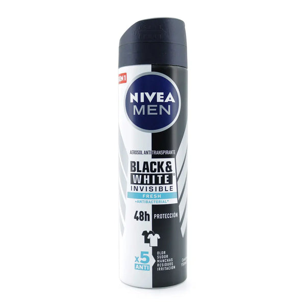 Desodorante Nivea Spr.Black White Fresh 150Ml H