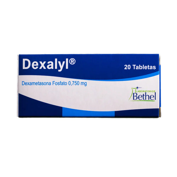 Dexalyl 0.75 Mg 20 Tabletas (Dexametasona)