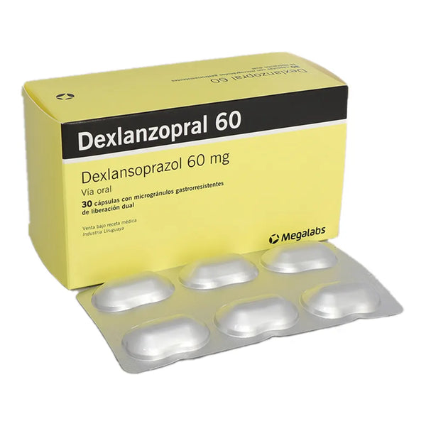 Dexlanzopral 60 Mg Caja X 30 Cap (Dexlansoprazol)