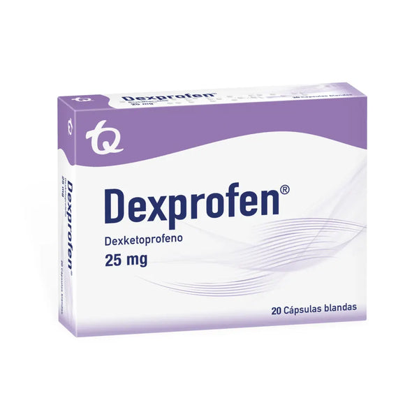 Dexprofen 25 Mg Caja X 20 Cap (Dexketoprofeno)