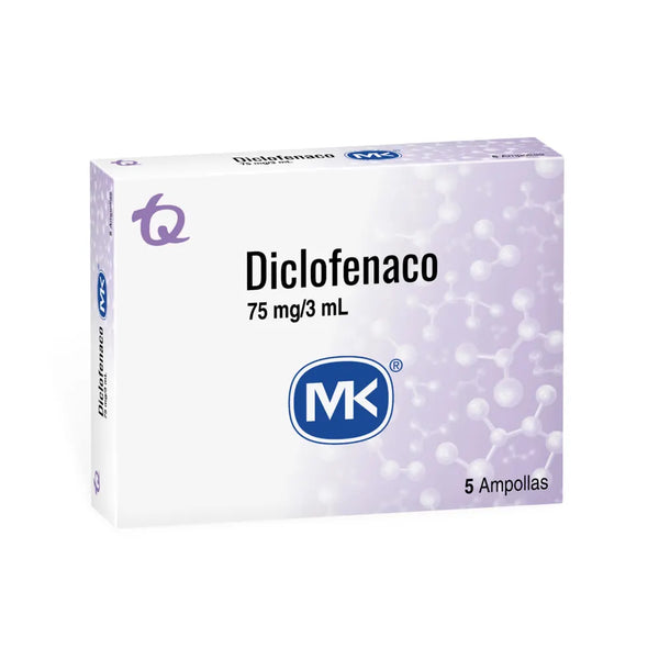 Diclofenaco Mk 75 Mg/3 Ml Caja X 5 Amp (Diclofenaco)