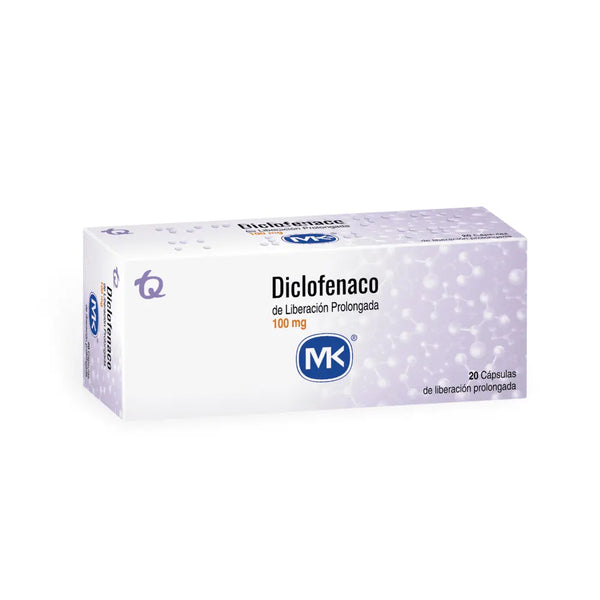 Diclofenaco Ret 100 Mg (Mk) Caja X 20 Tab (Diclofenaco)