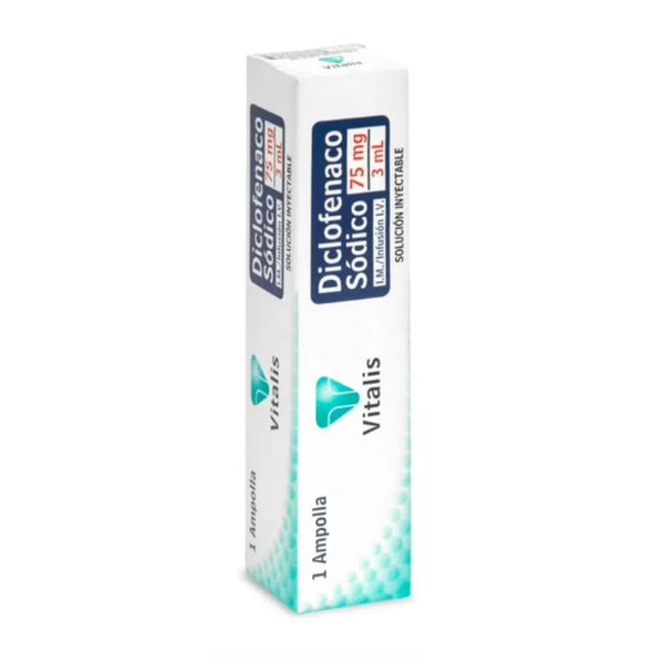 Diclofenaco Sodico 75 Mg/3 Ml I.M./I.V. (Vitalis) Caja X 1 Amp (Diclofenacondicionador Sodico)