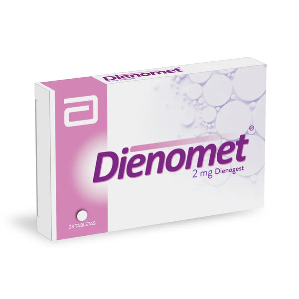 Dienomet 2 Mg Caja X 28 Tab (Dienogest Estrogeno)