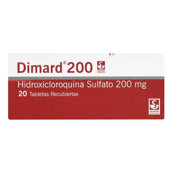 Dimard 200 Mg Caja X 20 Tab (Hidroxicloroquina)