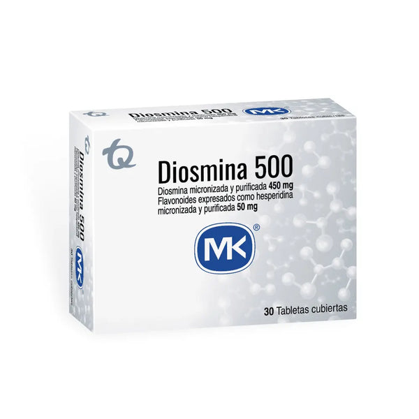 Diosmina 500 Mg (Mk) Caja X 30 Tab (Diosmina - Hesperidina)