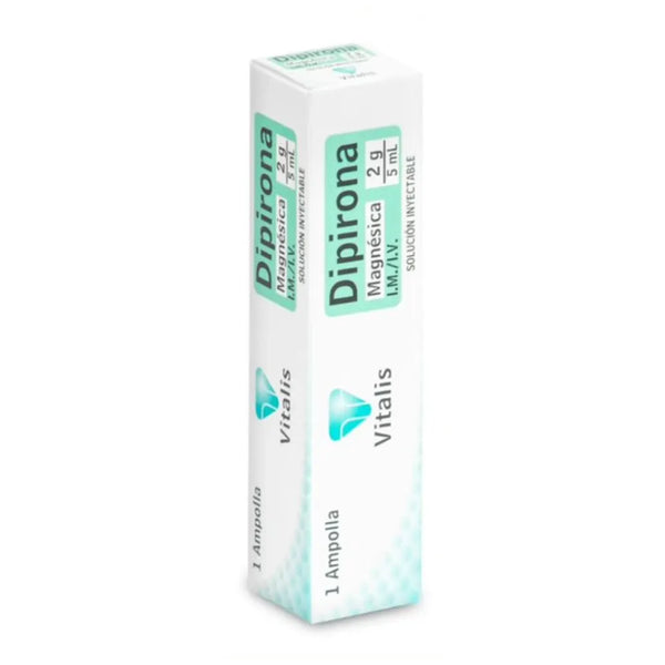 Dipirona Magnesica 2 Gr/5 Ml I.M./I.V. (Vitalis) Caja X 1 Amp (Dipirona)