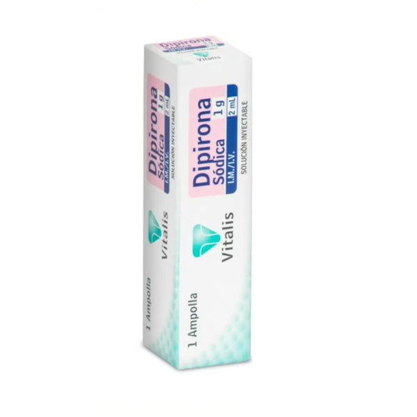 Dipirona Sodica 1 Gr/2 Ml I.M./I.V. (Vitalis) Caja X 1 Amp (Dipirona)