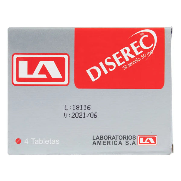 Diserec 50 Mg 4 Tbs La (Sildenafil)
