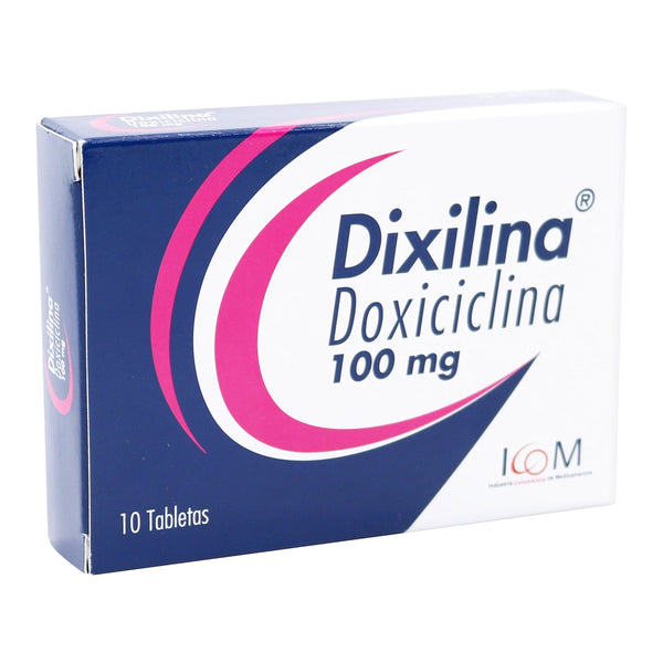 Dixilina 100 Mg 10 Tabletas Icom (Doxiciclina)