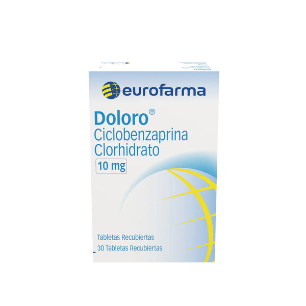 Doloro 10 Mg Caja X 30 Tab (Ciclobenzaprina)