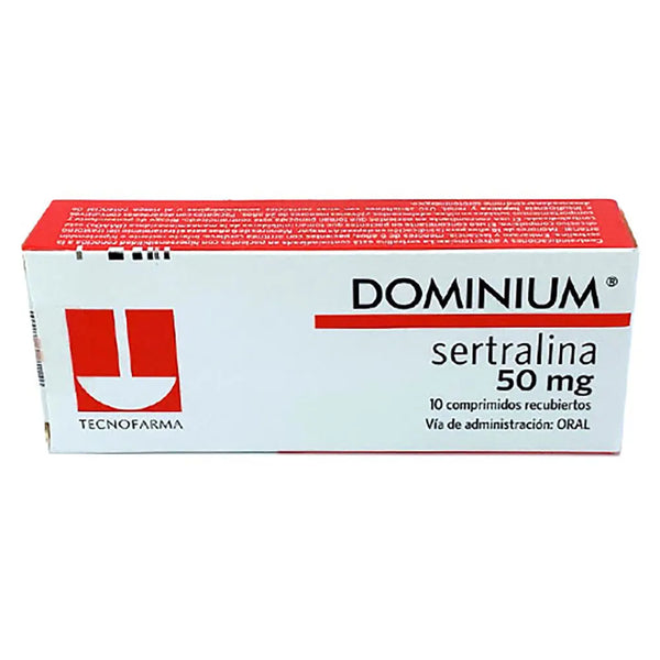 Dominium 50 Mg Caja X 10 Comp (Sertralina)