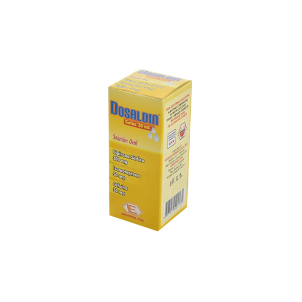 Dosaldin Gotas 30 Ml (Isometepteno + Dipirona Sódica + Cafeína)