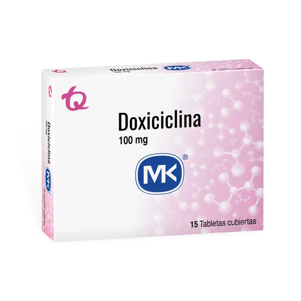 Doxiciclina 100 Mg (Mk) Caja X 15 Tab (Doxiciclina)