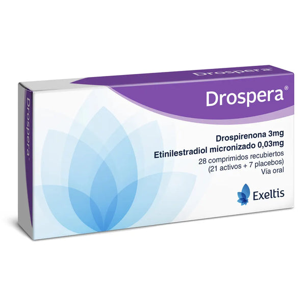 Drospera 0.03/3 Mg Caja X 28 Comprimido (Etinilestradiol - Drospirenona)