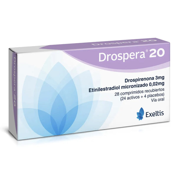 Drospera 20 Caja X 28 Comprimido (Etinilestradiol - Drospirerona)