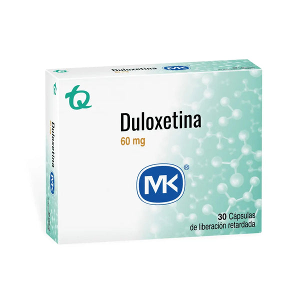Duloxetina 60 Mg (Mk) Caja X 30 Tab (Duloxetina)