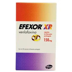 Efexor Xr 150 Mg Caja X 30 Tab (Venlafaxina)