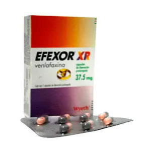 Efexor Xr 37.5 Mg Caja X 7 Tab (Venlafaxina)