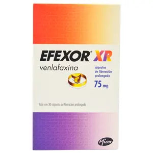 Efexor Xr 75 Mg Caja X 30 Tab (Venlafaxina)