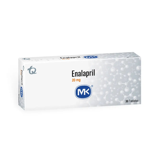 Enalapril 20 Mg (Mk) Caja X 30 Tab (Enalapril)