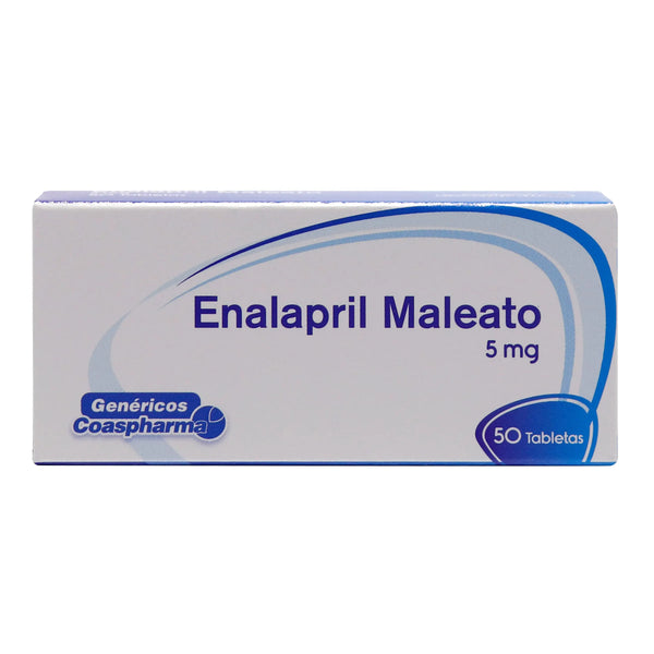 Enalapril 5 Mg (Coaspharma) Caja X 50 Tab (Enalapril)