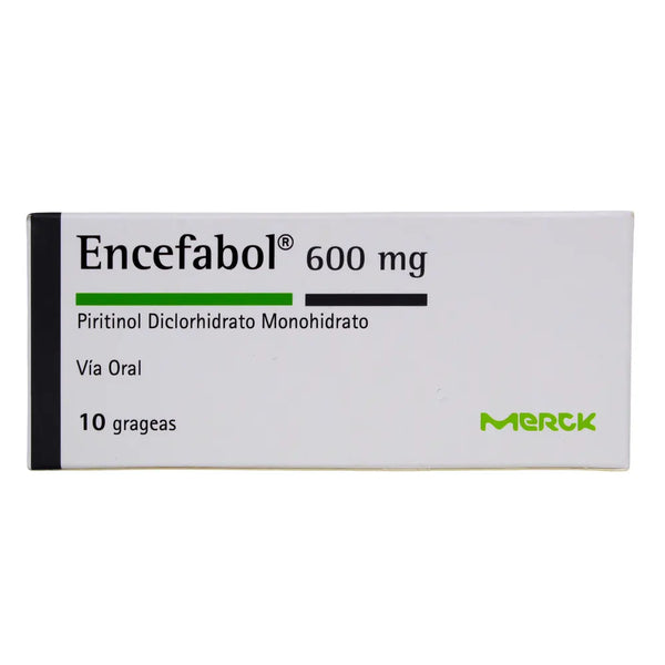 Encefabol 600 Mg Caja X 10 Tab (Piritinol)
