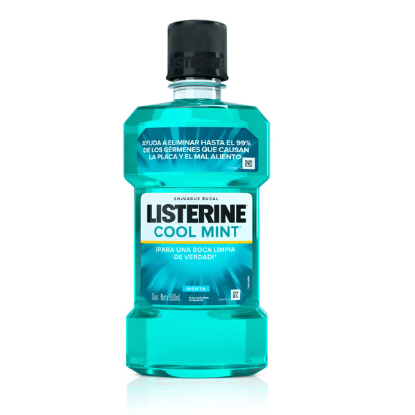 Enjuague Bucal Listerine Cool Mint Frasco X 500 Ml