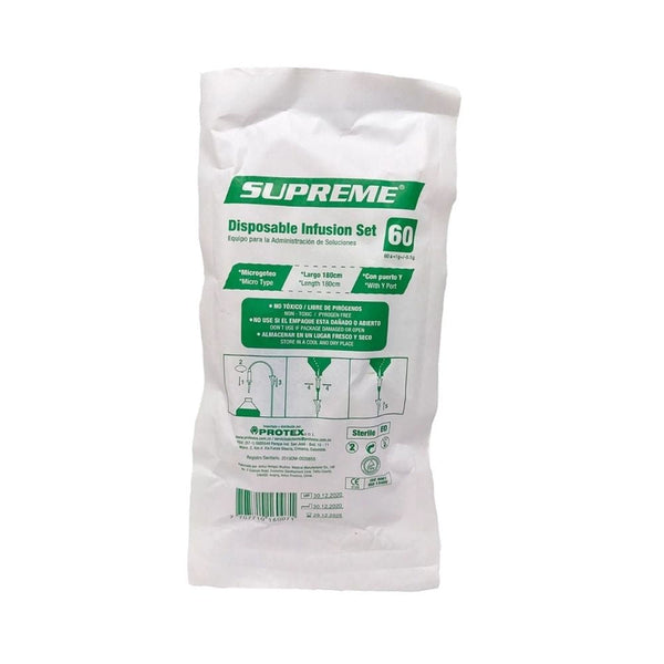 Equipo Venoclisis Supreme Microgoteo 60G (Equipo Venoclisis)
