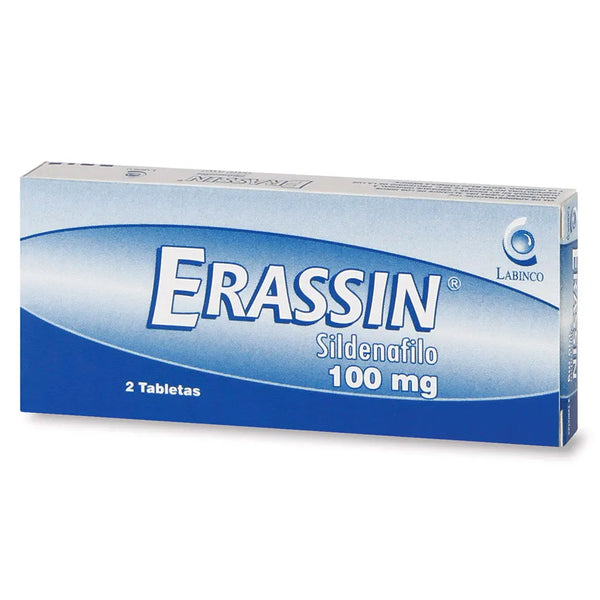 Erassin 100 Mg Caja X 2 Tab (Sildenafil)