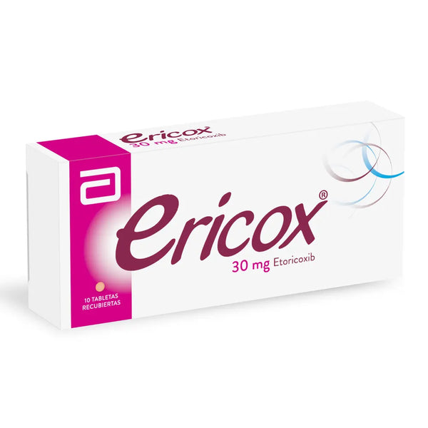 Ericox 30 Mg Caja X 10 Tab (Etoricoxib)