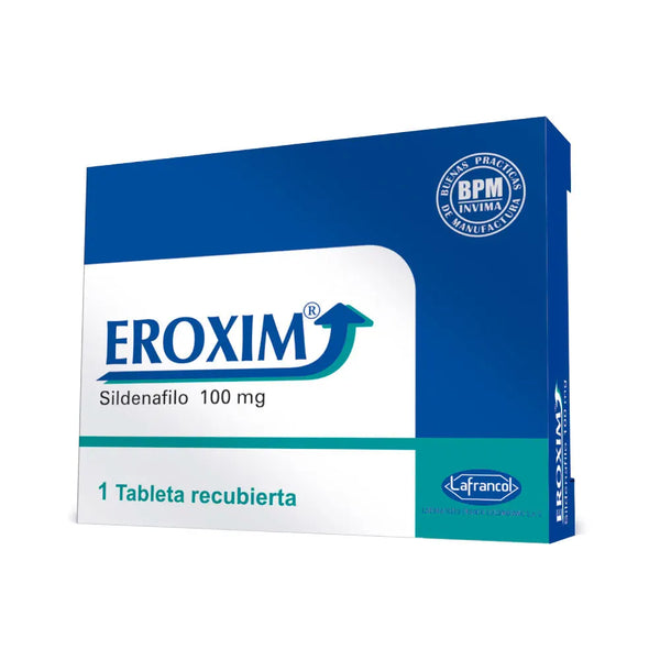 Eroxim 100 Mg Caja X 1.00 Tab (Sildenafil)