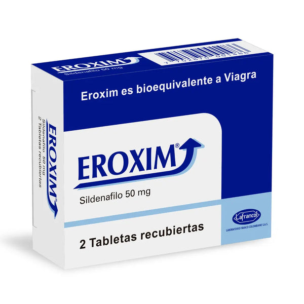 Eroxim 50 Mg Caja X 2.00 Tab (Sildenafil)