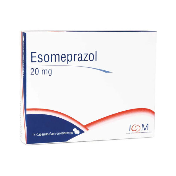 Esomeprazol 20 Mg 14 Capsulas Icom (Esomeprazol)