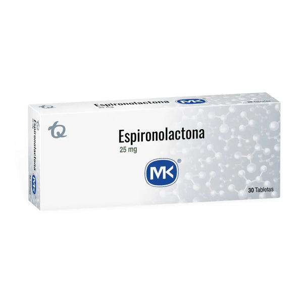 Espironolactona 25 Mg (Mk) Caja X 30 Tab (Espironolactona)