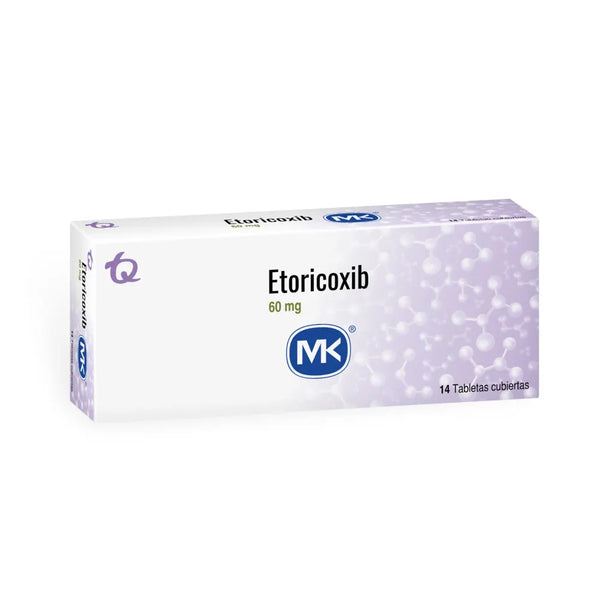 Etoricoxib 60 Mg (Mk) Caja X 14 Tab (Etoricoxib)
