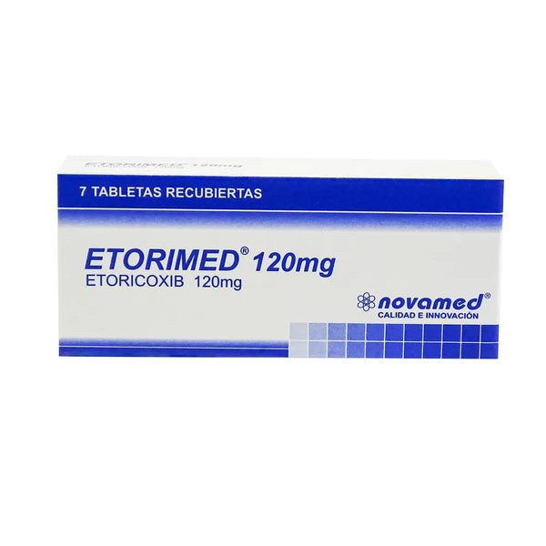 Etorimed 120 Mg Caja X 7 Tab (Etoricoxib)