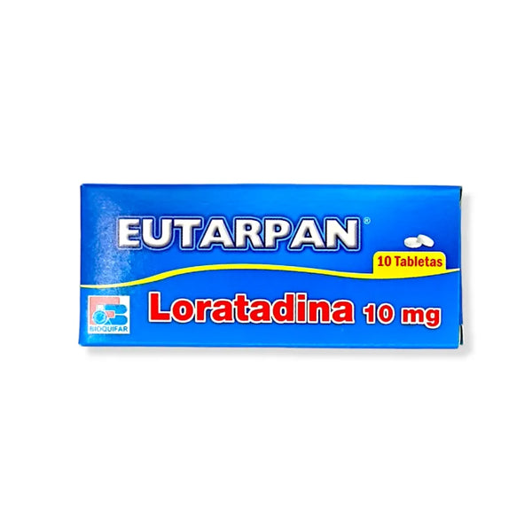 Eutarpan 10 Mg Caja x 10 Tabletas (Loratadina)