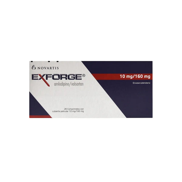 Exforge Fct 10/160 Caja X 28 Tab (Amlodipino - Valsartan)