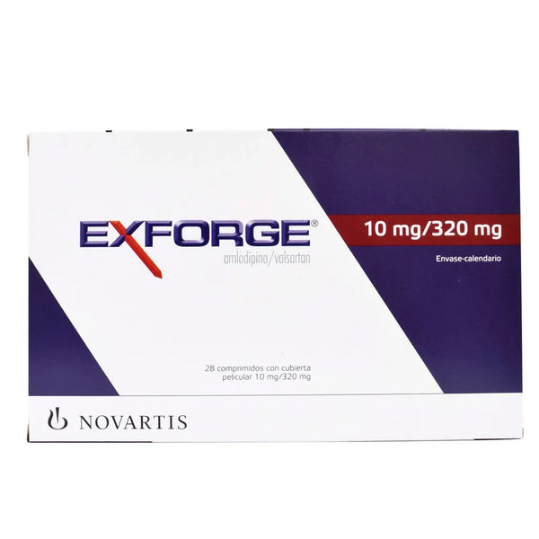 Exforge Fct 320/10 Caja X 28 Tab (Amlodipino - Valsartan)