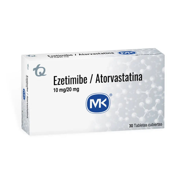 Ezetimibe / Atorvastatina 10/20 Mg (Mk) Caja X 30 Tab (Atorvastatina - Ezetimiba)