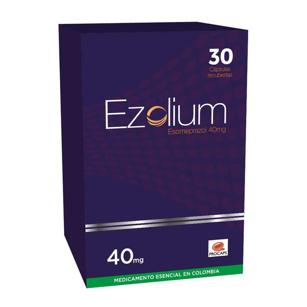 Ezolium 40 Mg Frasco X 30 Cap (Esomeprazol)
