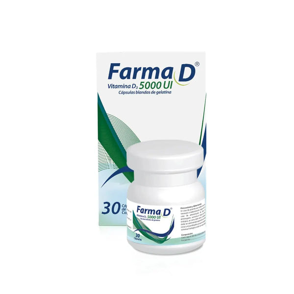Farma D 5000 Ui Frasco X 30 Cap (Vitamina D3)