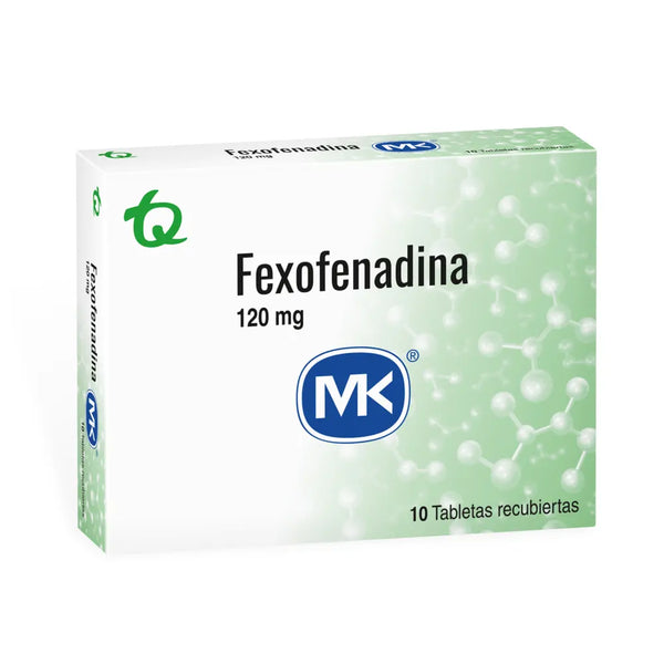 Fexofenadina 120 Mg (Mk) Caja X 10 Tab (Fexofenadina)